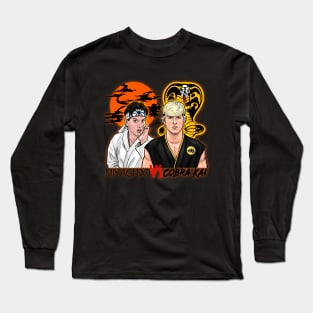 Daniel VS Johnny for dark tees Long Sleeve T-Shirt